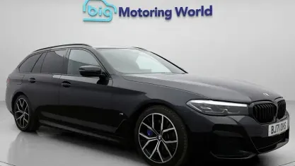 Used BMW 530 M Sport 286 HP (210 kW) 2021 Black Estate