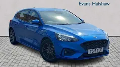 Blue Used 2019 Ford Focus ST-Line Hatchback | £9,840 (Fair price)