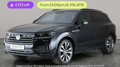 Used 2021 VW Touareg Black Edition SUV | £35,359 (Fair price)
