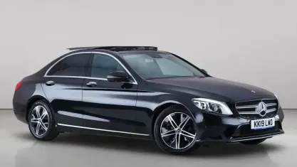 Used Mercedes C200 Premium Plus 184 HP (135 kW) 2019 Black Sedan