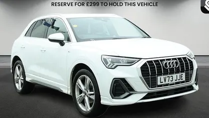 Used Audi Q3 S-Line 150 HP (110 kW) 2023 Arkona white SUV