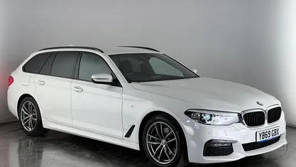 White Used 2019 BMW 520 M Sport Estate | £21,050 (Good price)