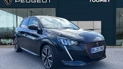 Used Peugeot 208 GT-line 102 HP (75 kW) 2020 Black Hatchback
