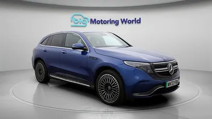 Used Mercedes EQC400 AMG line 300 kW (408 HP) 2022 Blue SUV