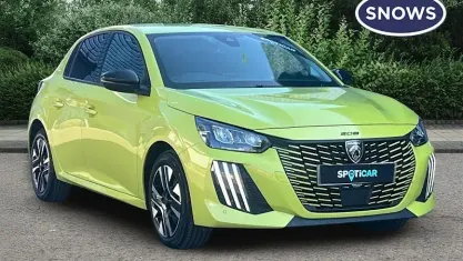 Used Peugeot 208 Allure 101 HP (74 kW) 2025 Yellow Hatchback