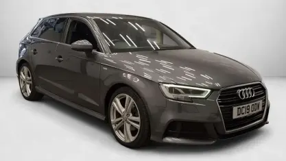 Used Audi A3 Sportback S-Line 116 HP (85 kW) 2019 Grey Hatchback