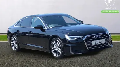 Used Audi A6 S-Line 204 HP (150 kW) 2019 Black Sedan