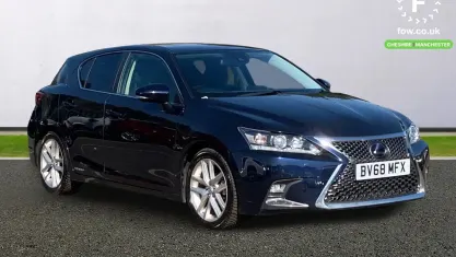 Used Lexus CT200h Luxury Line 136 HP (100 kW) 2018 Blue Hatchback