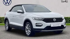 White Used 2021 VW T-Roc Cabriolet Design Cabriolet | £19,553 (Fair price)