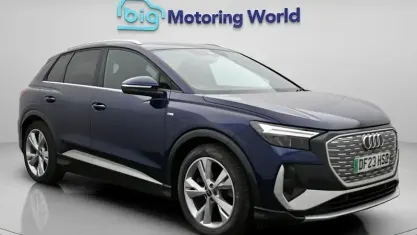 Used Audi Q4 e-tron S-Line 150 kW (204 HP) 2023 Blue SUV