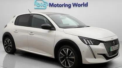 White Used 2022 Peugeot e-208 Premium Hatchback | £12,200 (Fair price)