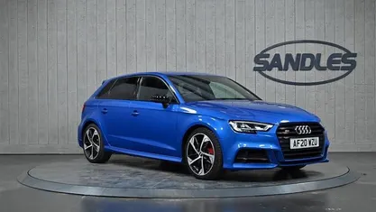Blue Used 2019 Audi S3 Sportback Black Edition Hatchback | £24,999 (Fair price)