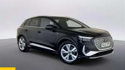 Used Audi Q4 e-tron S-Line 150 kW (204 HP) 2022 Black SUV