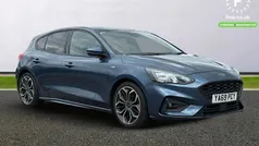 Blue Used 2019 Ford Focus ST-Line X Hatchback | £11,399 (Fair price)