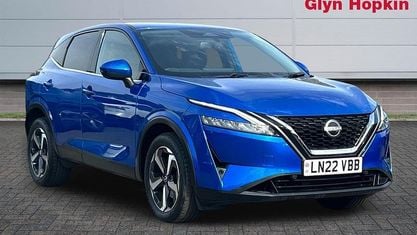 Używany Nissan Qashqai N-Connecta 158 KM (116 kW) 2022 Niebieski SUV
