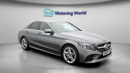 Used Mercedes C300 AMG line 245 HP (180 kW) 2019 Grey Sedan