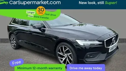 Usado Volvo V60 Momentum 190 CV (139 kW) 2019 Negro Familiar