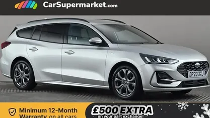 Silver Used 2023 Ford Focus ST-Line Estate | £13,497 (Fair price)