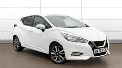 White Used 2020 Nissan Micra Tekna Hatchback | £8,736 (Fair price)
