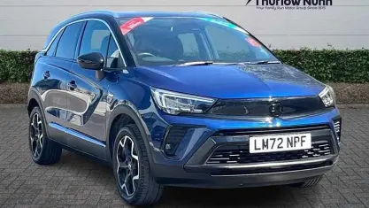 Used Vauxhall Crossland Ultimate 131 HP (96 kW) 2022 Blue SUV