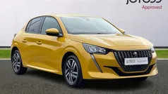 Yellow Used 2021 Peugeot 208 Allure Premium Hatchback | £11,784 (Fair price)