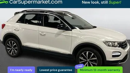 Used VW T-Roc Design 116 HP (85 kW) 2019 White SUV