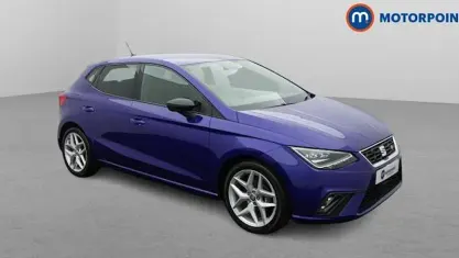 Used Seat Ibiza FR 95 HP (69 kW) 2021 Blue Hatchback
