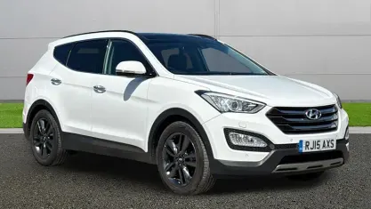 Used Hyundai Santa Fe Premium SE 200 HP (147 kW) 2015 White SUV