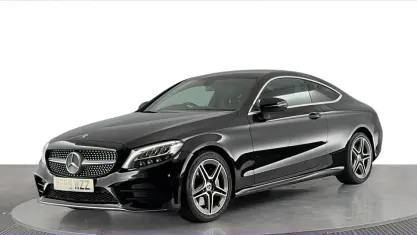 Used Mercedes C300 AMG line 245 HP (180 kW) 2020 Black Coupe