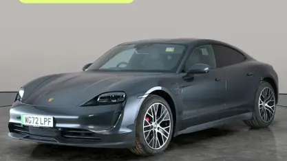 Begagnad Porsche Taycan 389 kW (530 HK) 2022 Grå Sedan