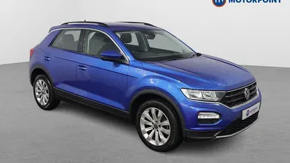 Used VW T-Roc SE 110 HP (80 kW) 2021 Blue SUV