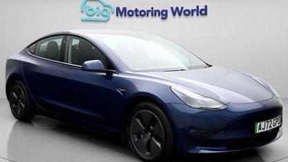 Used Tesla Model 3 Long Range AWD 366 kW (498 HP) 2022 Blue Sedan