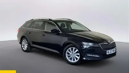 Used Skoda Superb SE Technology 150 HP (110 kW) 2022 Black Estate