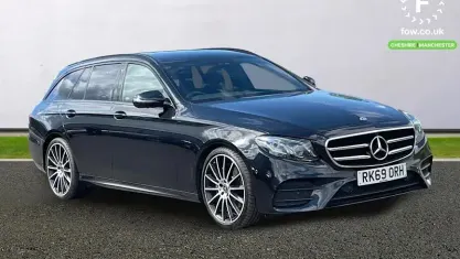Used Mercedes E220 Active 194 HP (142 kW) 2019 Black Estate
