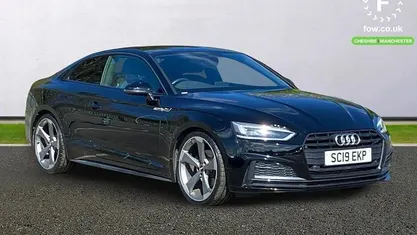 Used Audi A5 Black Edition 190 HP (139 kW) 2019 Black Coupe