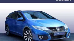 Blue Used 2017 Honda Civic SE Plus Estate | £13,250 (Fair price)