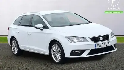 Used Seat Leon Sport 131 HP (96 kW) 2019 White Estate
