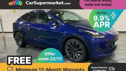 Blue Used 2023 Tesla Model Y Performance SUV | £30,697 (Fair price)