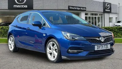 Used Vauxhall Astra SRi 145 HP (106 kW) 2021 Blue Hatchback