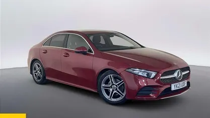 Used Mercedes A180 AMG line 136 HP (100 kW) 2020 Red Sedan