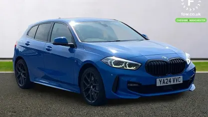 Used BMW 118 M Sport 136 HP (100 kW) 2024 Blue Hatchback