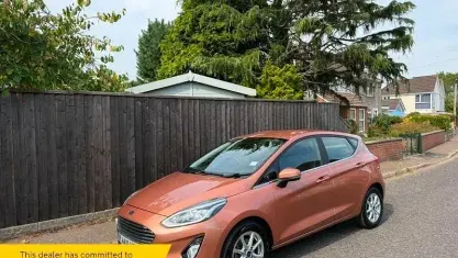 Used Ford Fiesta Zetec 101 HP (74 kW) 2018 Brown Hatchback