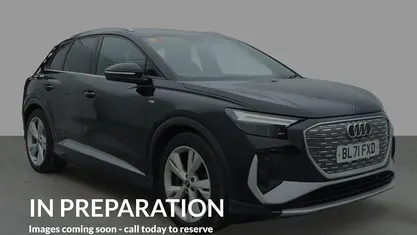 Used Audi Q4 e-tron S-Line 150 kW (204 HP) 2022 Black SUV