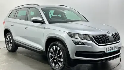 Used Skoda Kodiaq SE Drive 150 HP (110 kW) 2020 Silver SUV