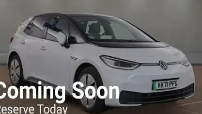 Used VW ID.3 Pro 150 kW (204 HP) 2021 White Hatchback