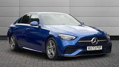 Blue Used 2024 Mercedes C200 AMG line Sedan | £29,990 (Fair price)