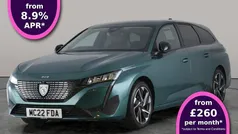 Blue Used 2022 Peugeot 308 Allure Premium Estate | £17,481 (Fair price)