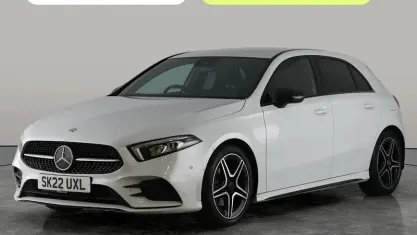 Used Mercedes A180 Executive 136 HP (100 kW) 2022 White Hatchback