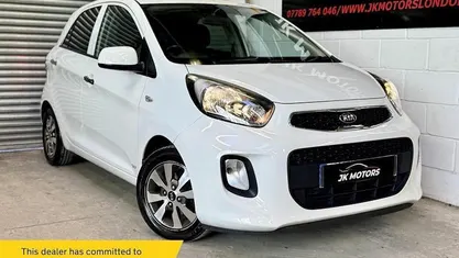 Used Kia Picanto 69 HP (50 kW) 2015 White Hatchback