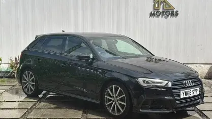 Used Audi A3 Sportback Black Edition 150 HP (110 kW) 2019 Black Hatchback